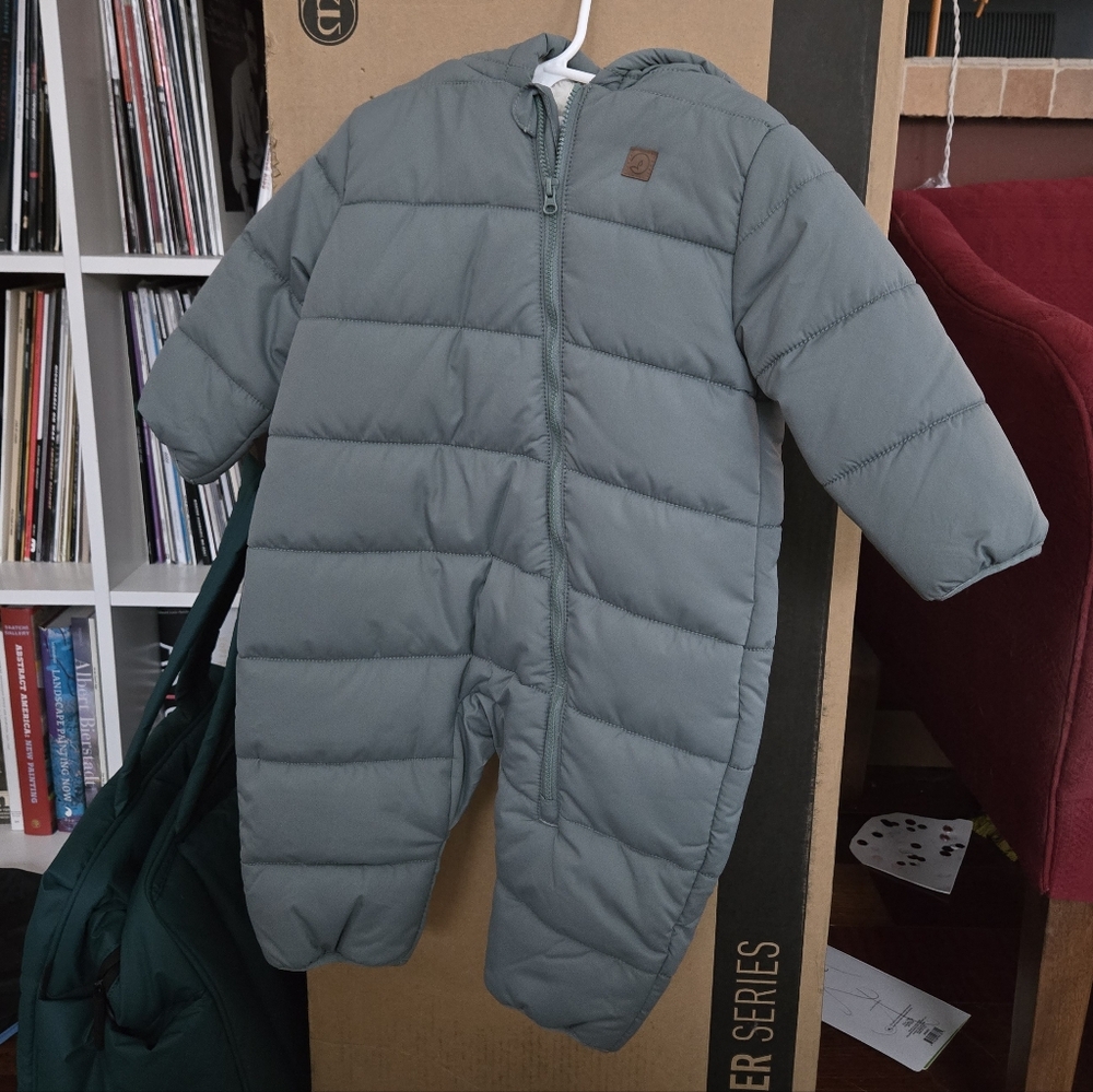 Carter's Little Planet Sage Green Baby Bunting - 12m